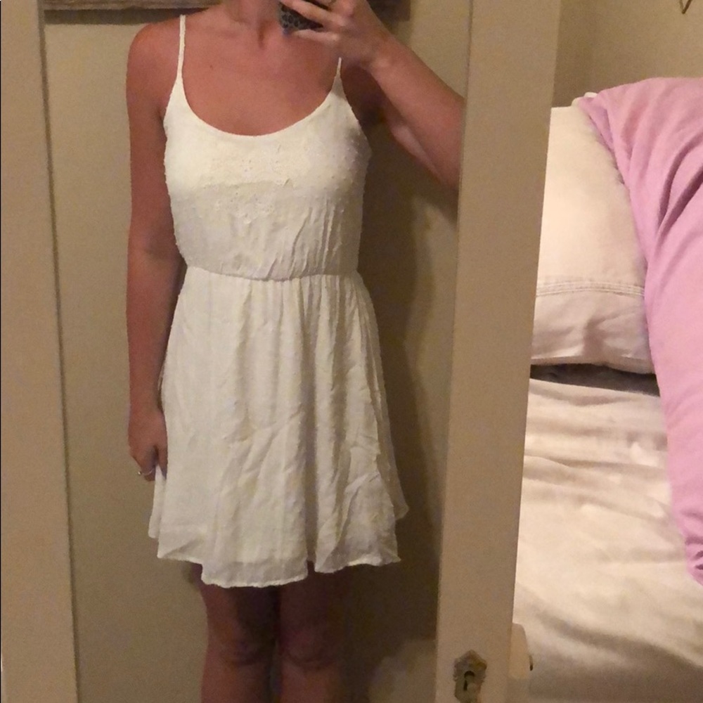 White sun dress